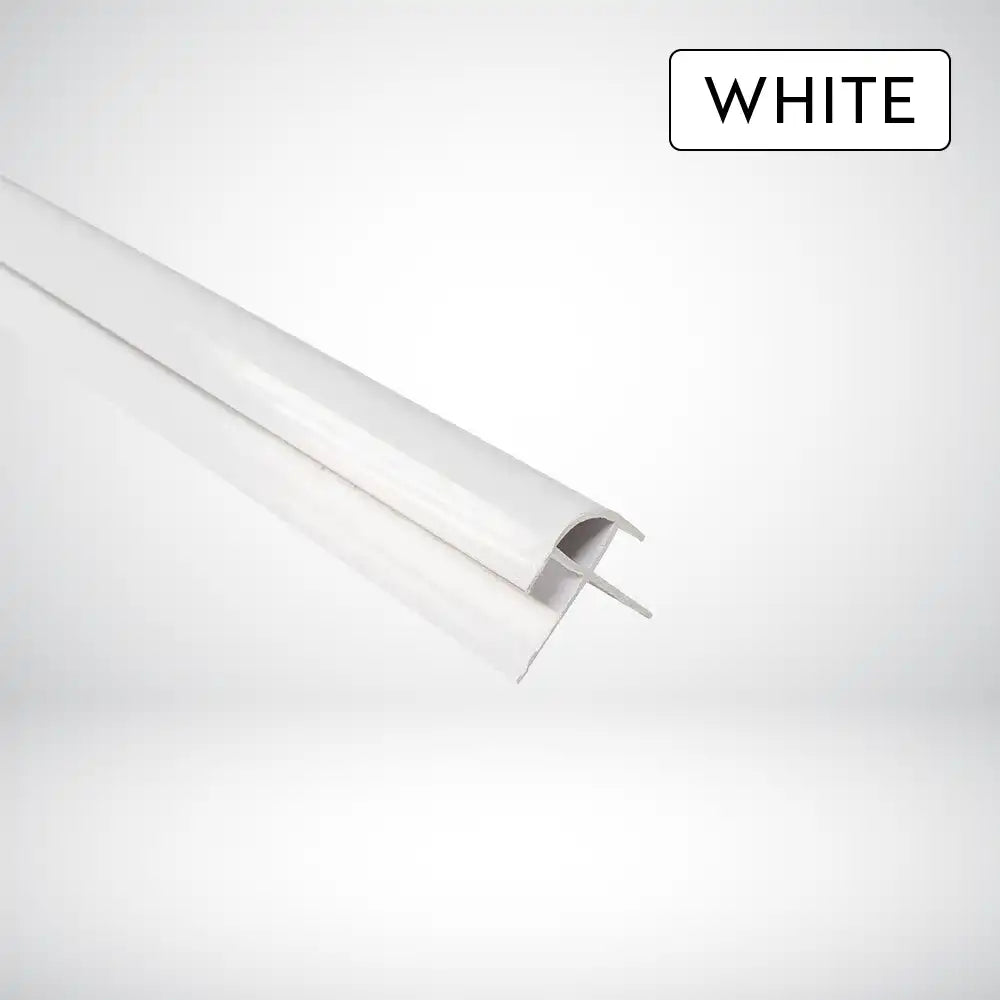 External Corner White PVC Trim for 8mm Panels – Wall Panel Trims